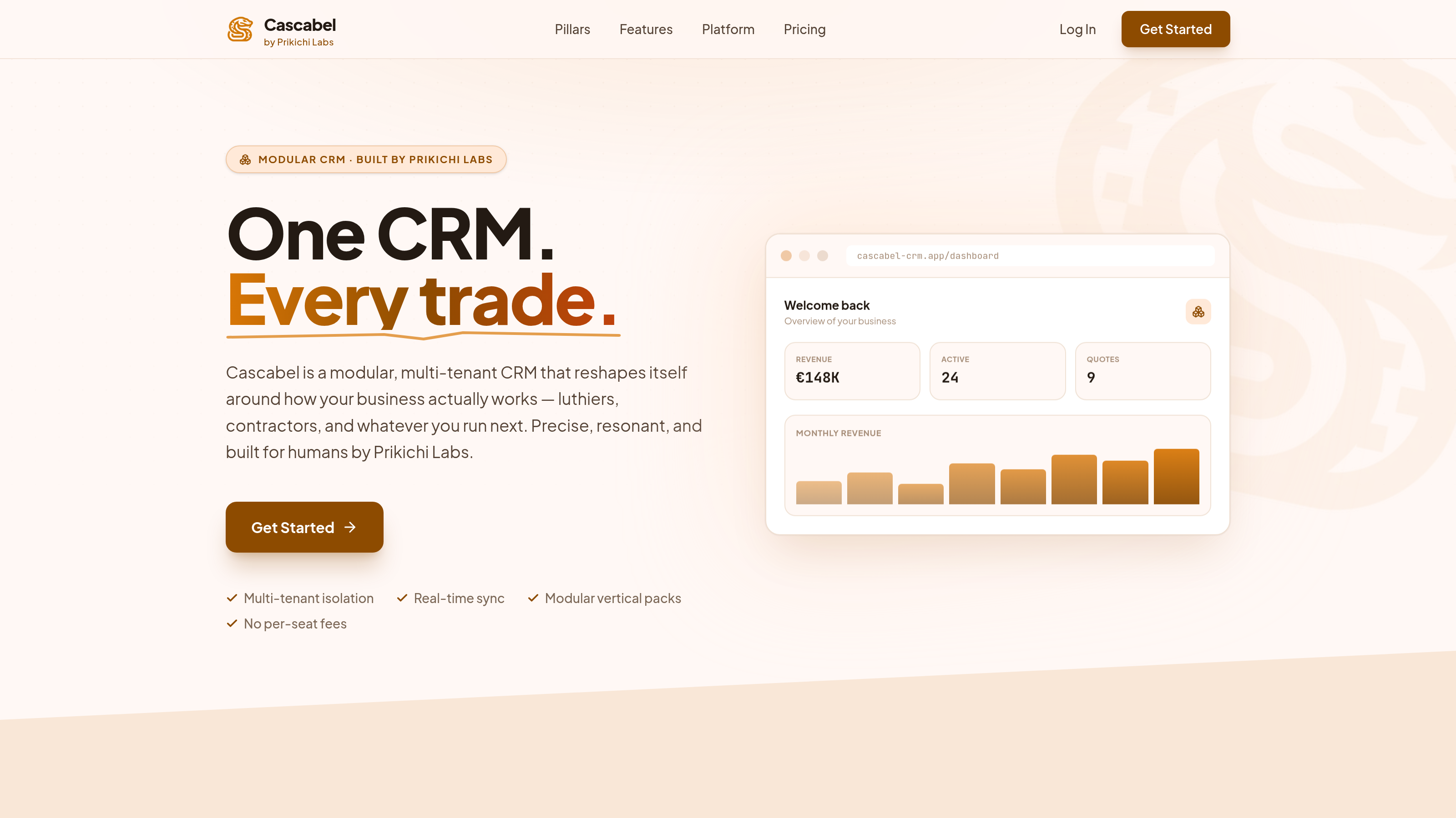Cascabel modular CRM platform